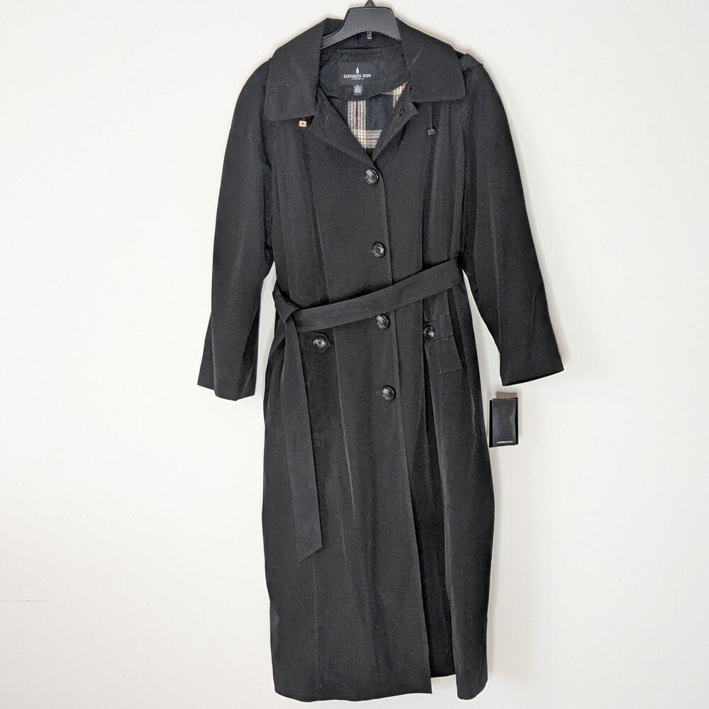 NWT London Fog single breasted trench coat, 16